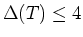 $\Delta(T) \leq 4$