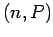 $ (n,P)$