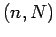 $ (n,N)$