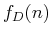 $f_D(n)$