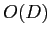 $ O(D)$