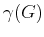 $\gamma(G)$