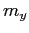 $ m_y$