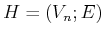 $H=(V_n;E)$
